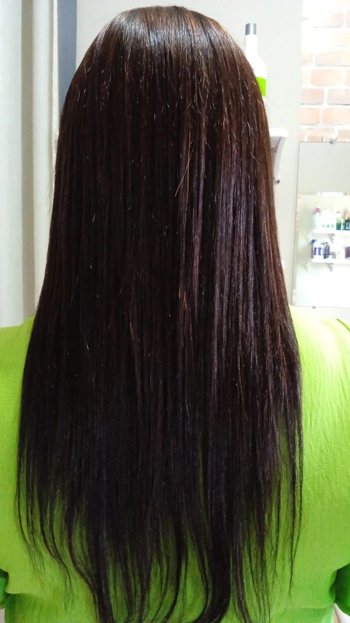 Resultado cabelo longo
